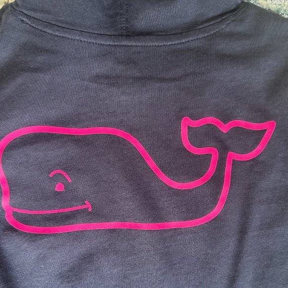 Vineyard Vines Girls Whale Hoodie Dress - Picture 3 of 4